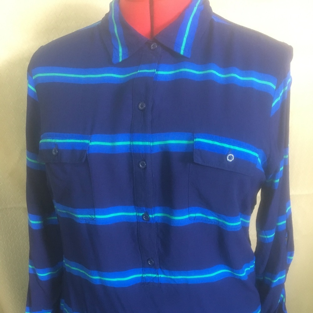 Old Navy Multi Color Top Made In Indonesia